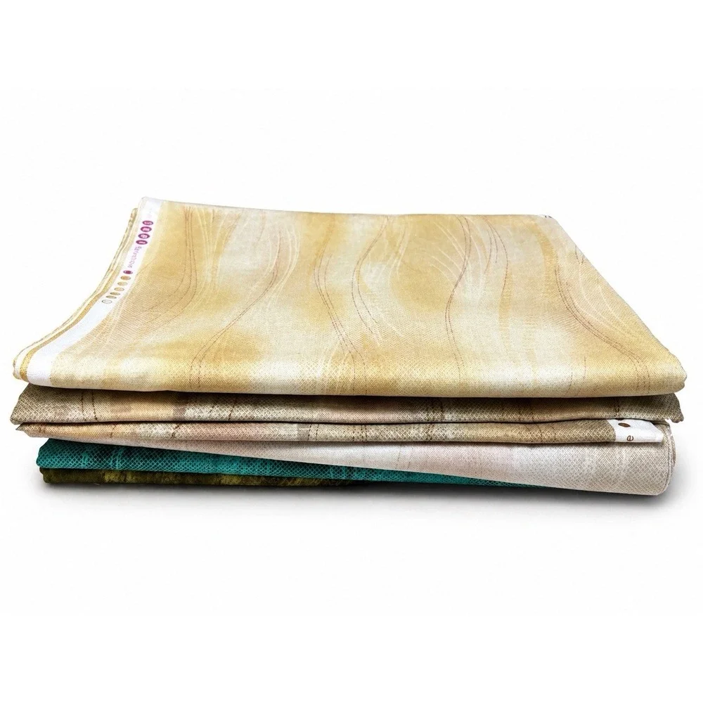 Jinny Beyer RJR Fabrics Lot 5 Fabric Cuts Amber Waves Coraline Quilt Cotton